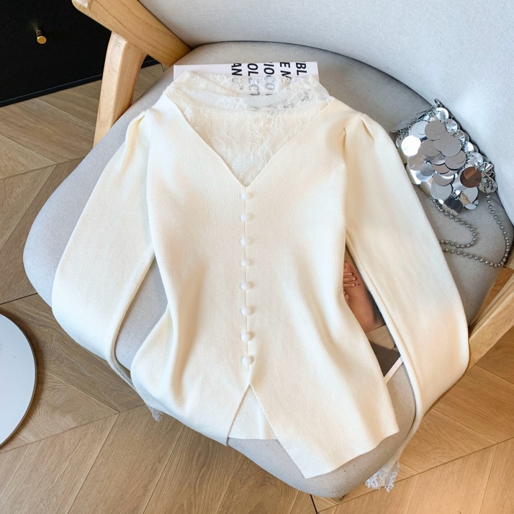 Autumn and winter sweater bottoming tops for women