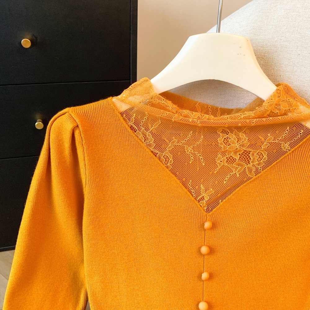 Autumn and winter sweater bottoming tops for women