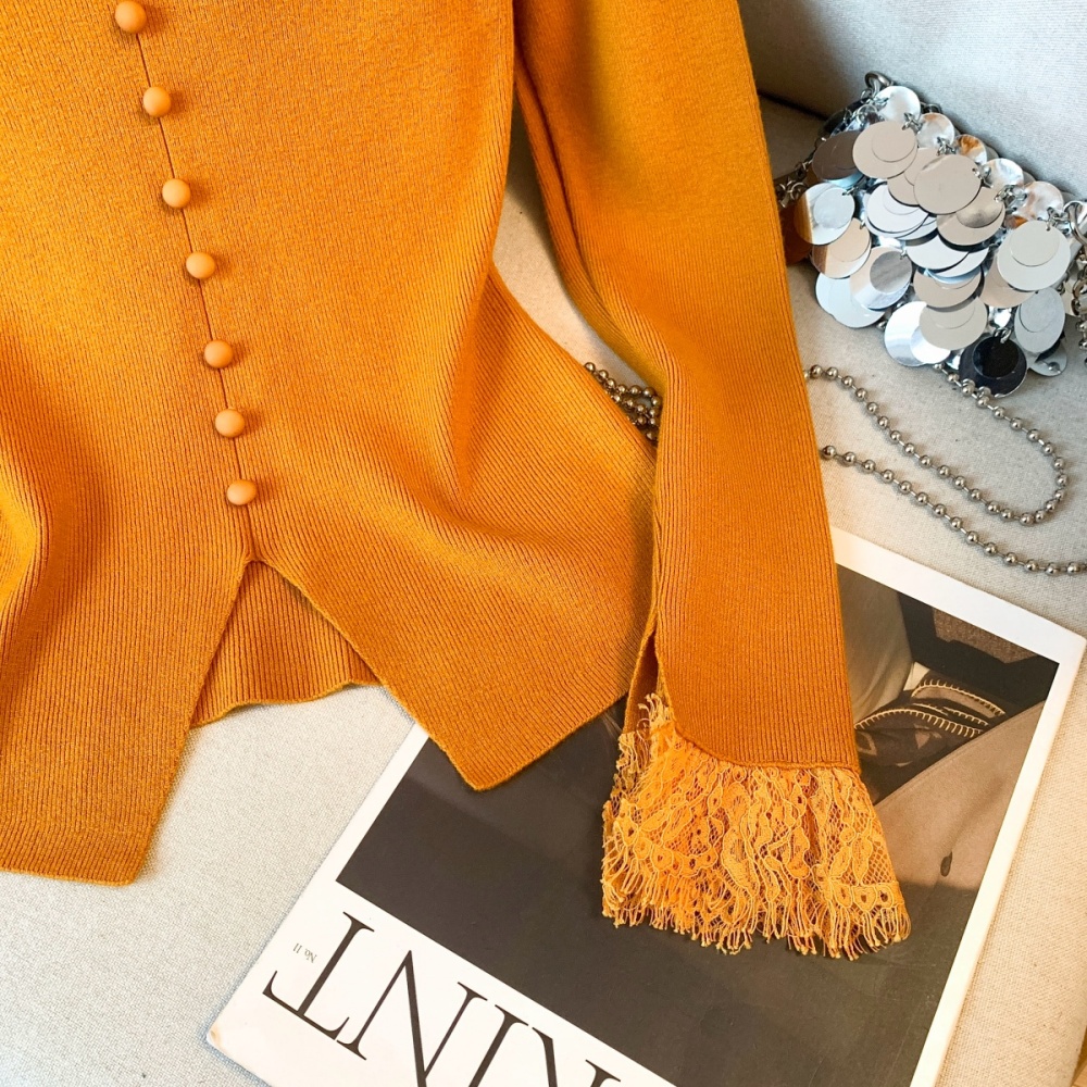 Autumn and winter sweater bottoming tops for women