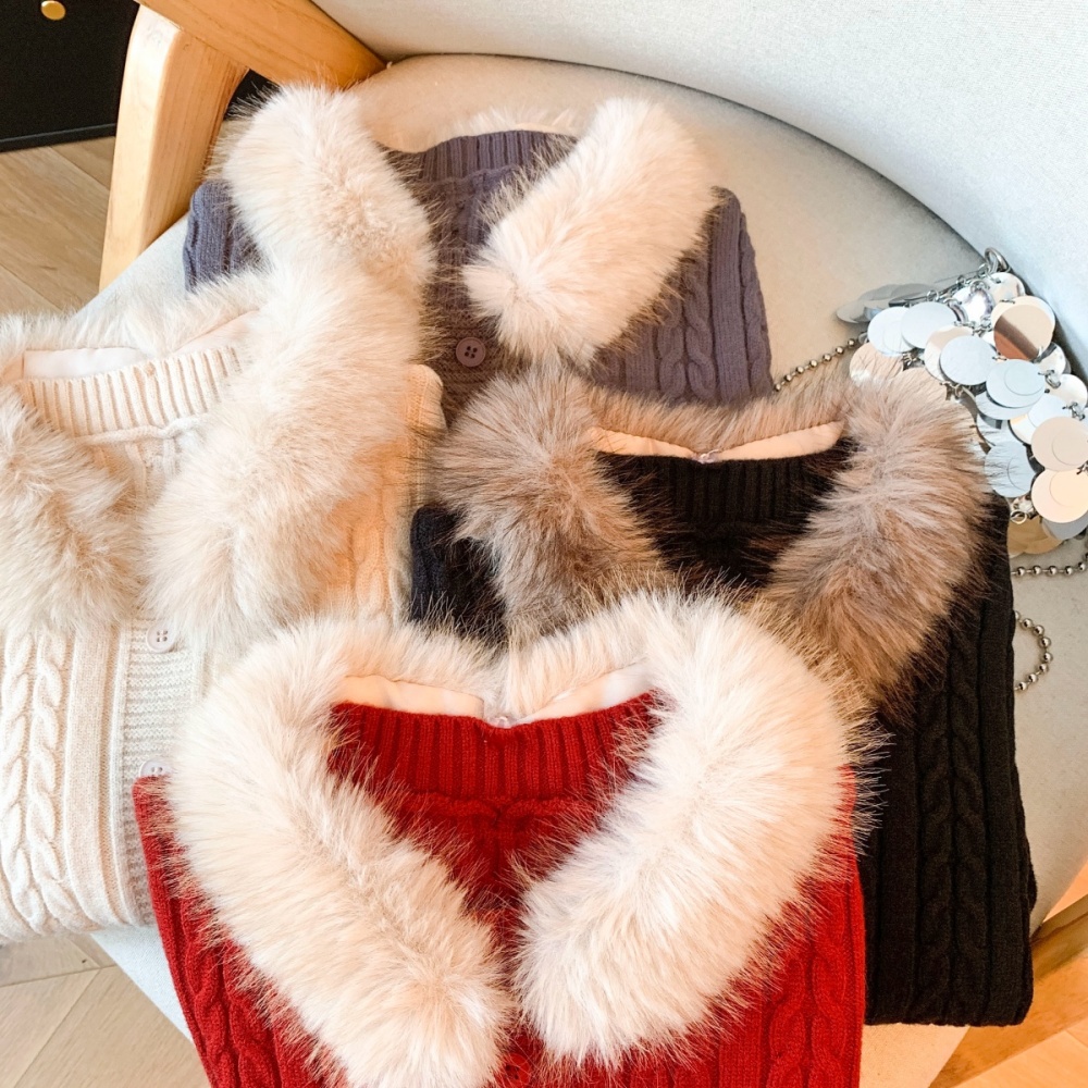 Removable tops chanelstyle sweater for women