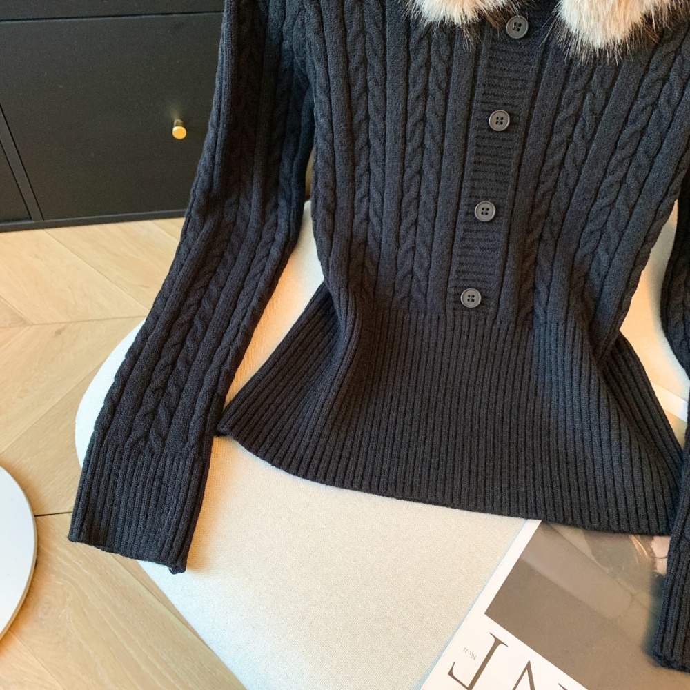 Removable tops chanelstyle sweater for women