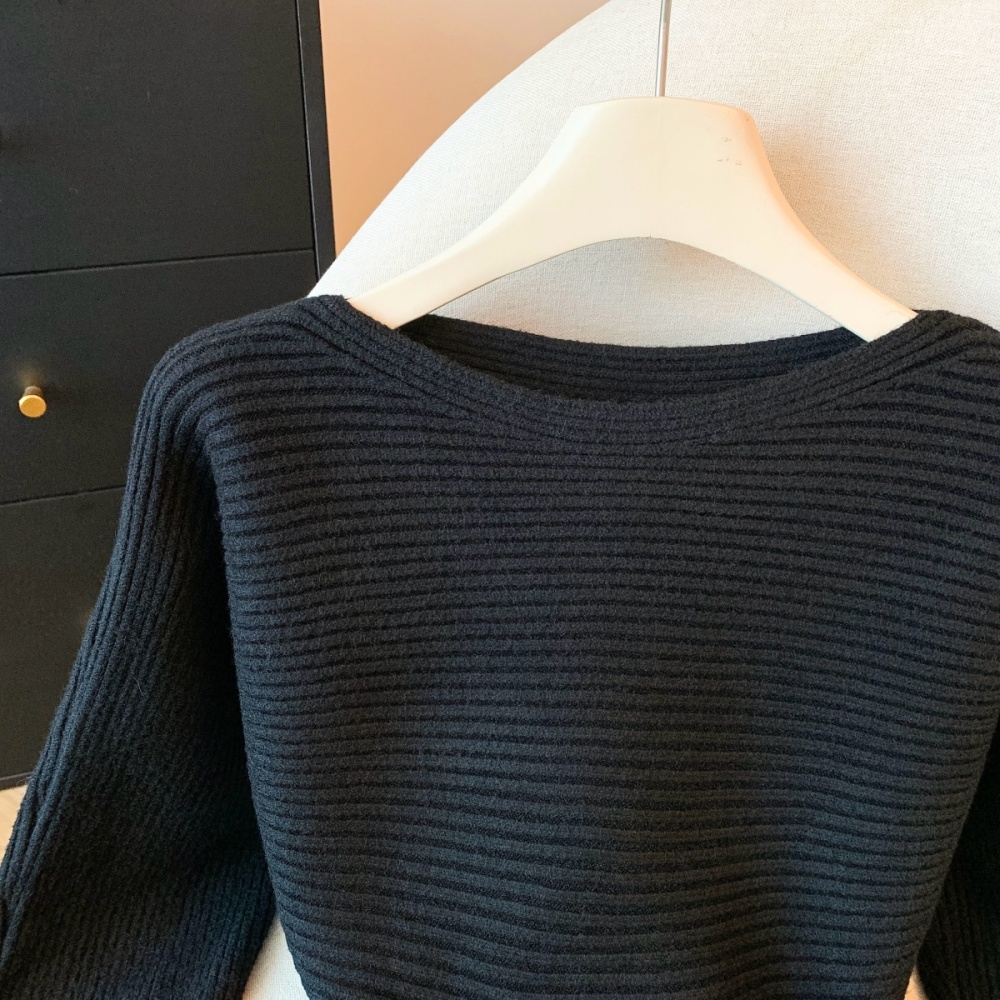 Light pinched waist tops lazy sweater for women