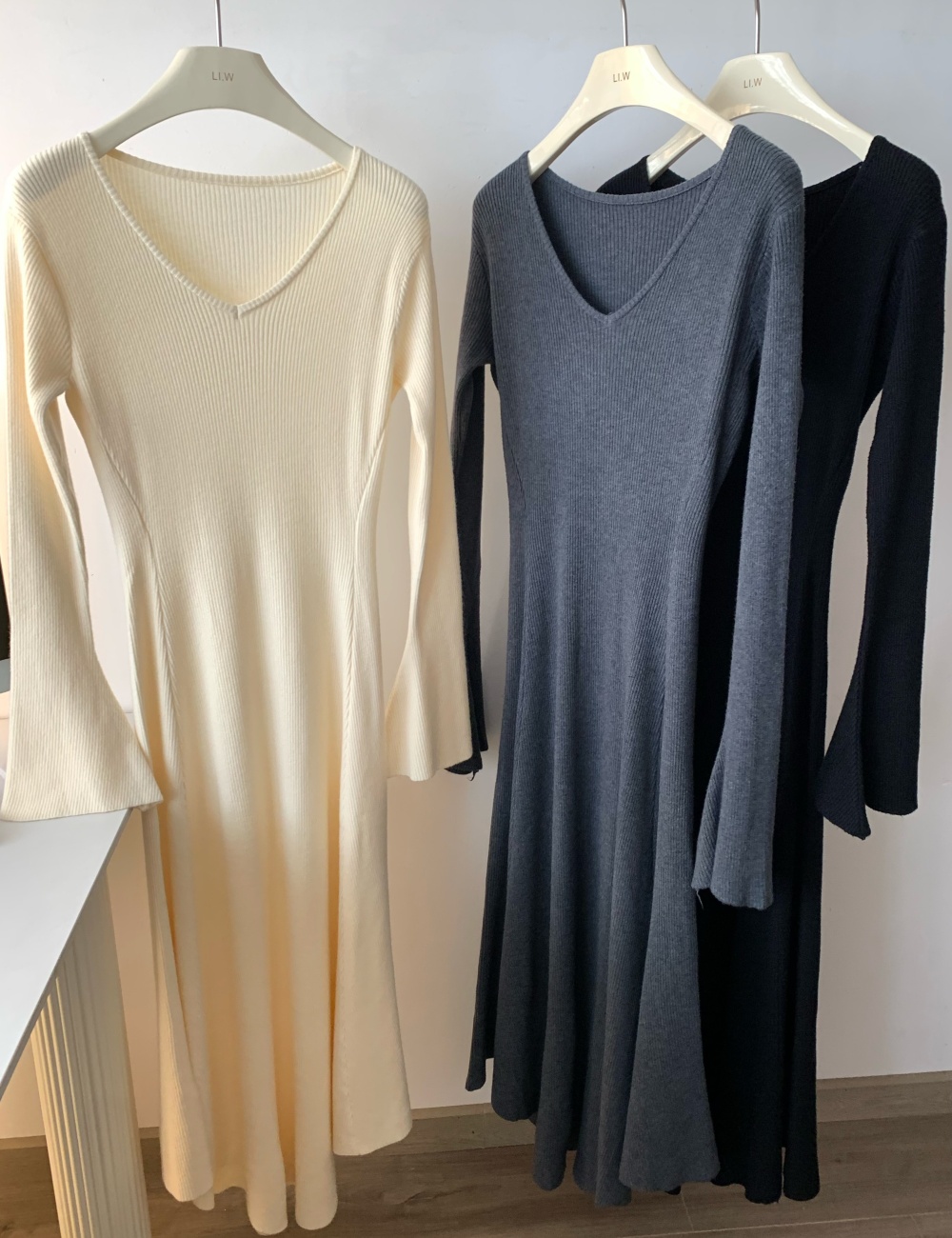 Inside the ride autumn and winter bottoming dress