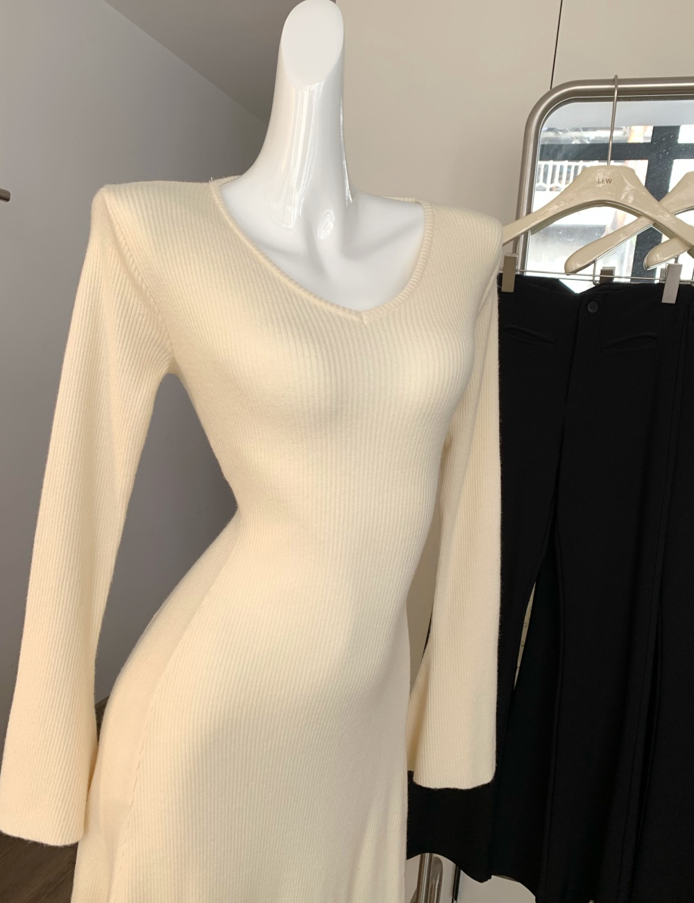 Inside the ride autumn and winter bottoming dress