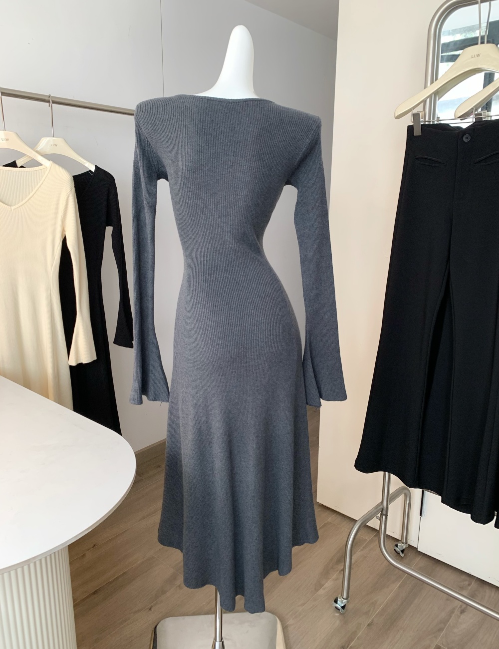 Inside the ride autumn and winter bottoming dress