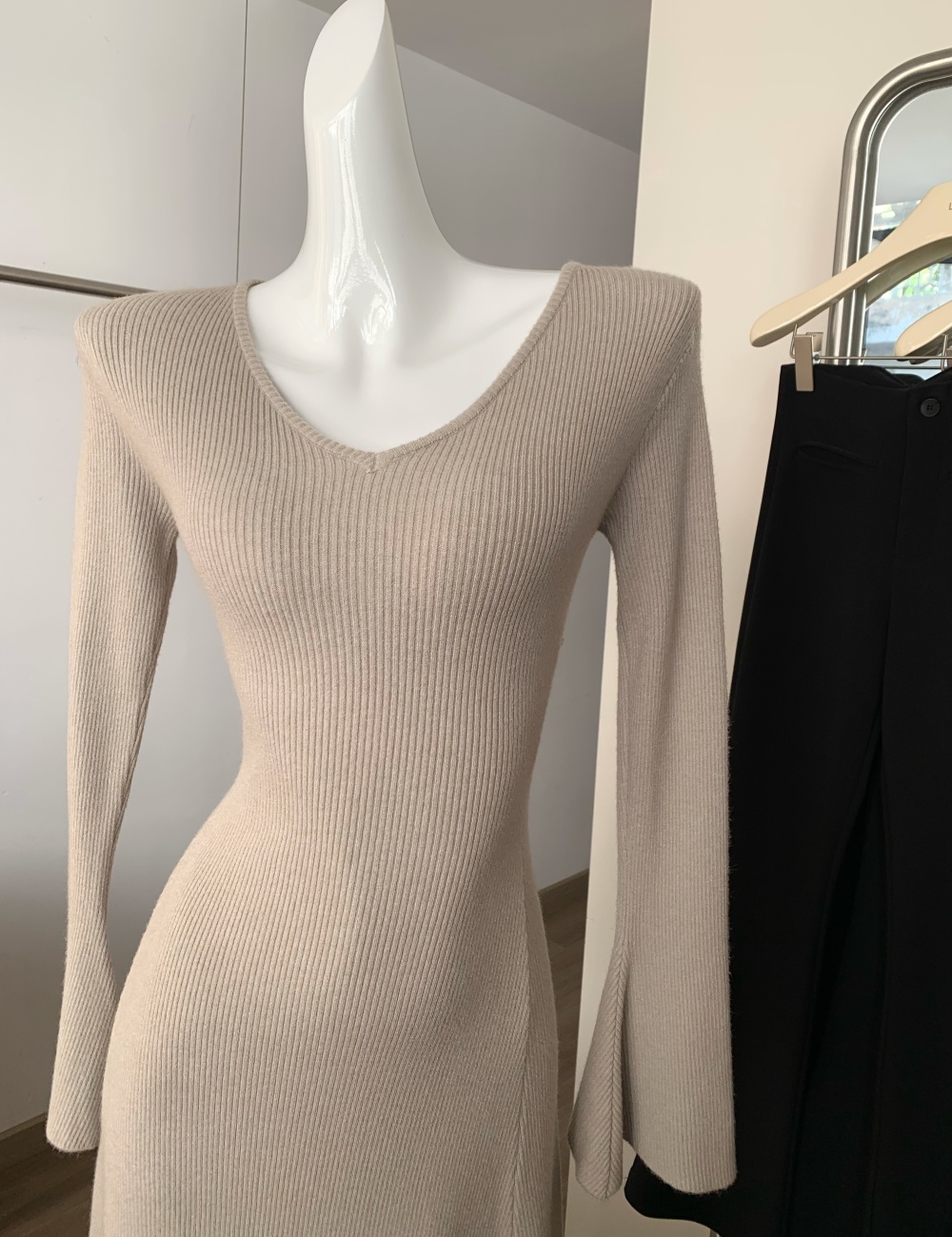 Inside the ride autumn and winter bottoming dress