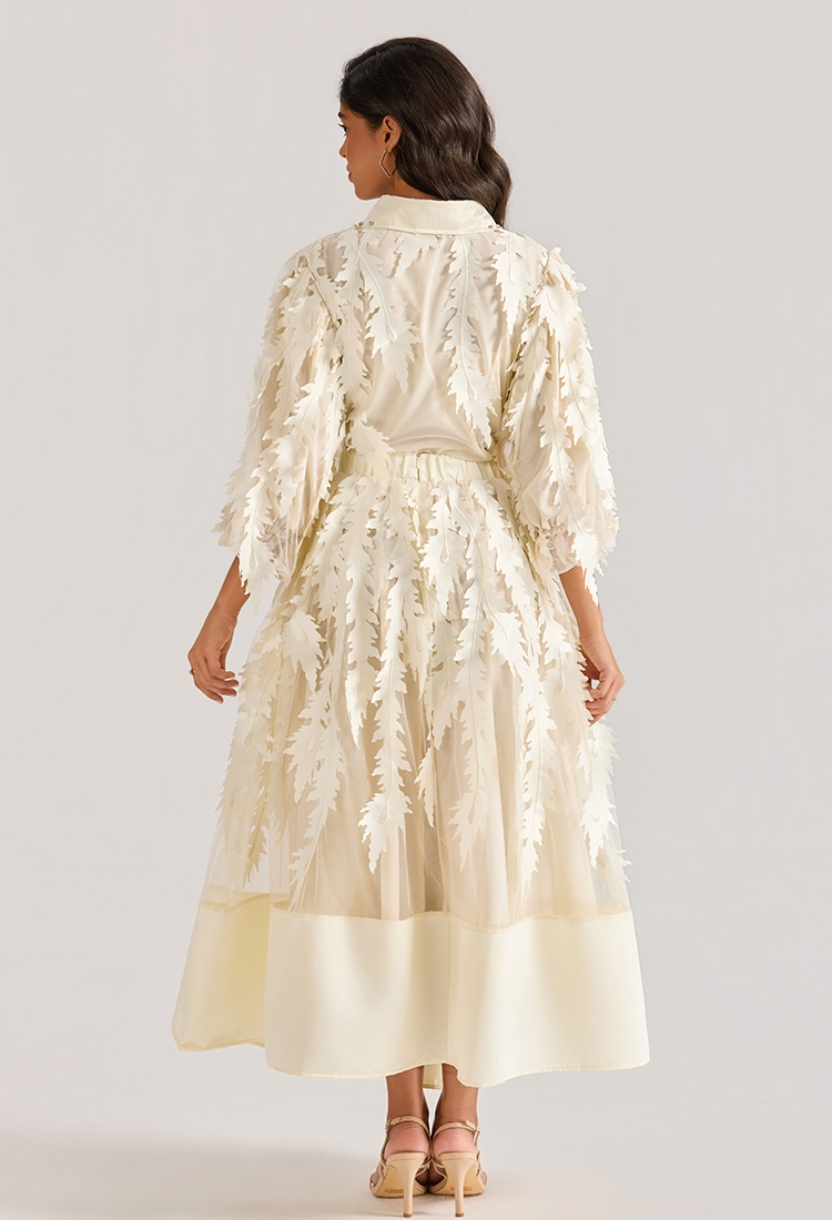 Rhinestone court style tops short sleeve long skirt a set