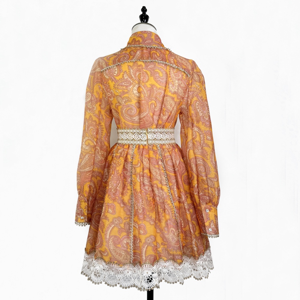 High waist long sleeve shirt lapel skirt a set