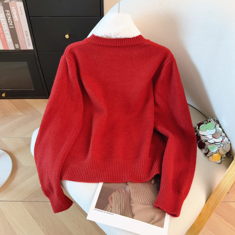 Spring all-match scarves pullover leopard tops