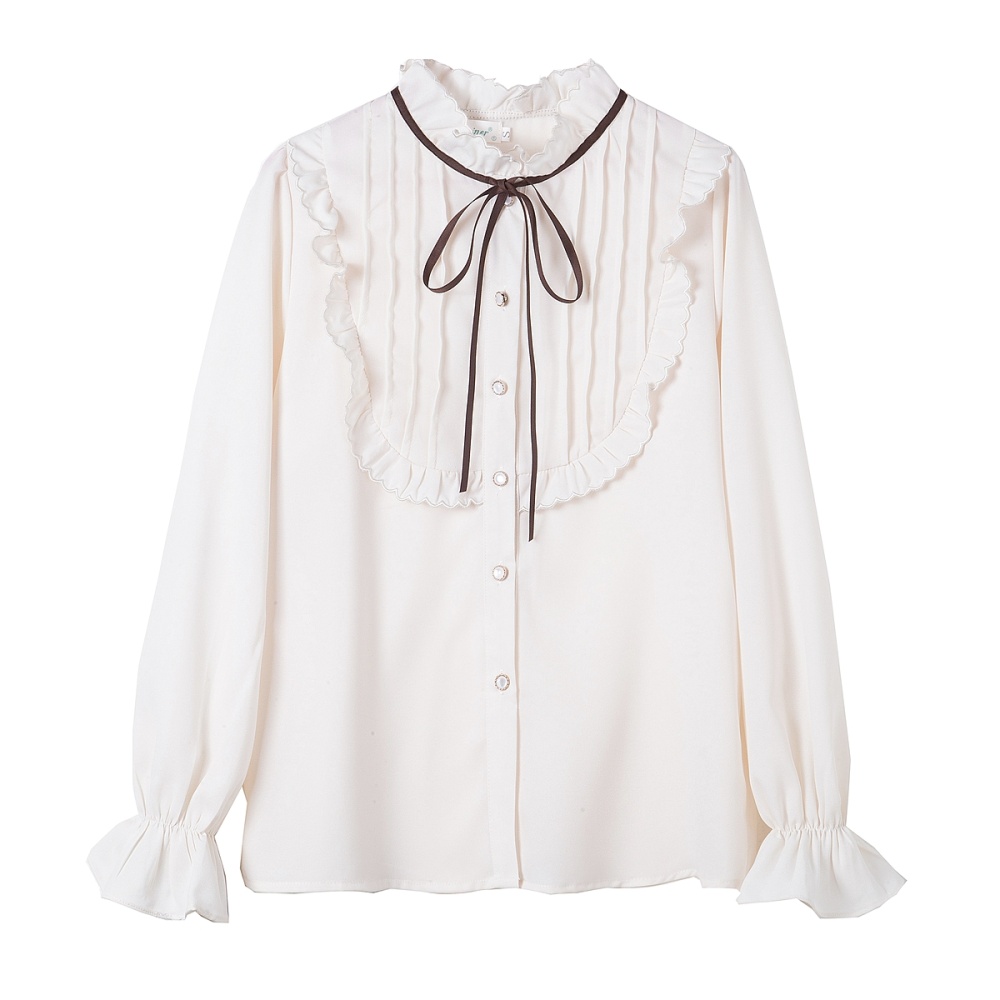 Chiffon tops inside the ride shirt for women