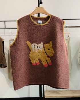 Autumn puppy vest pullover all-match waistcoat