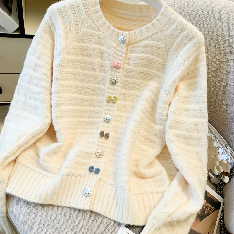 Knitted Korean style coat all-match thin cardigan