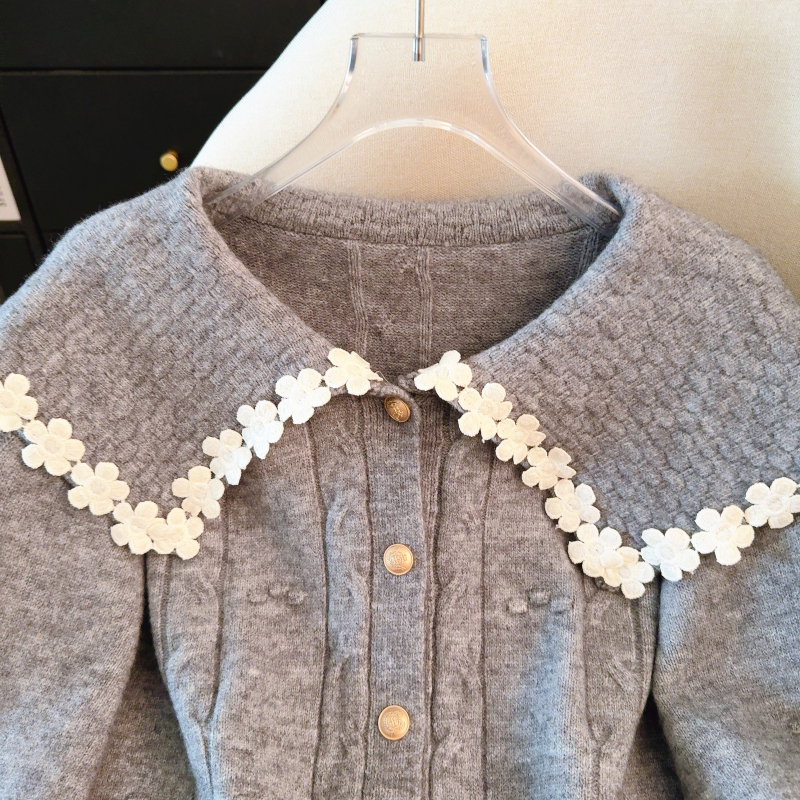 Fashion Western style red commuting lace tops for women