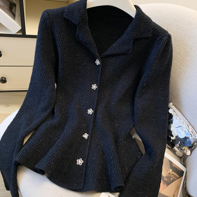 Spring chanelstyle coat temperament sweater for women