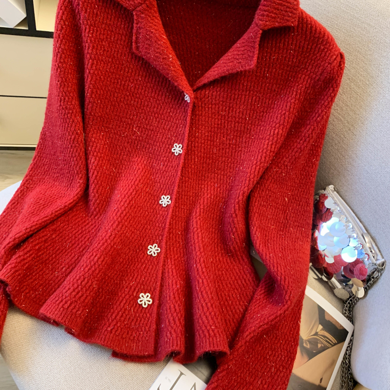 Spring chanelstyle coat temperament sweater for women