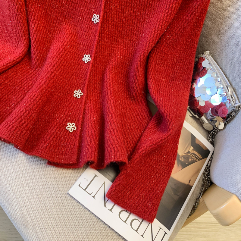 Spring chanelstyle coat temperament sweater for women