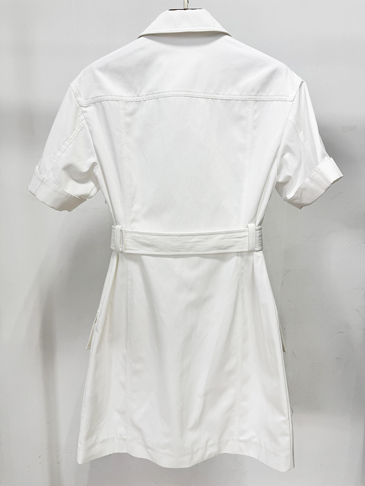 Waistband fashion European style spring Casual dress