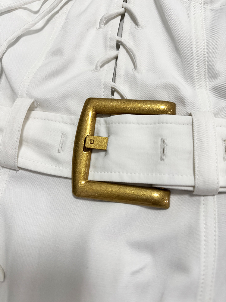 Waistband fashion European style spring Casual dress