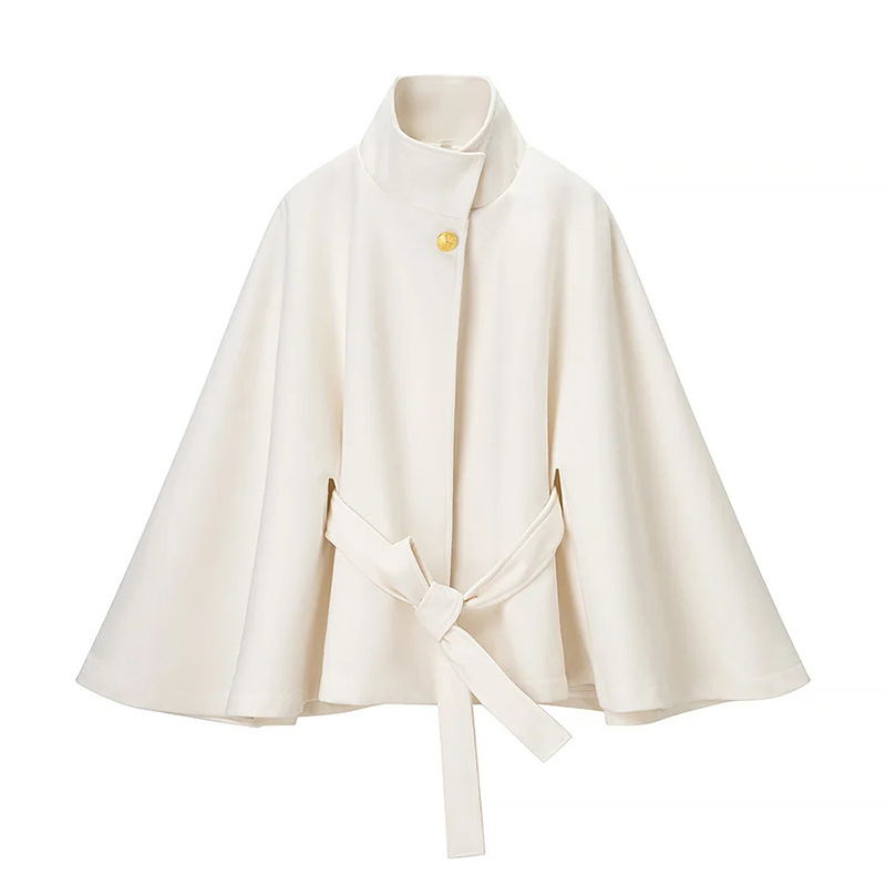 Fashion simple autumn coat pure Casual cloak for women