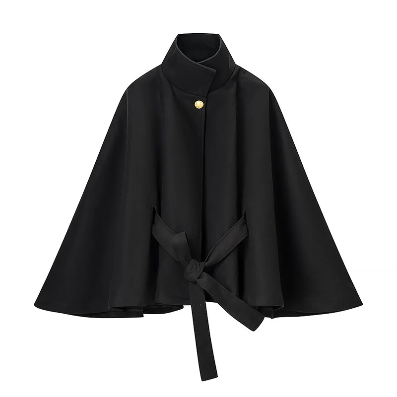 Fashion simple autumn coat pure Casual cloak for women