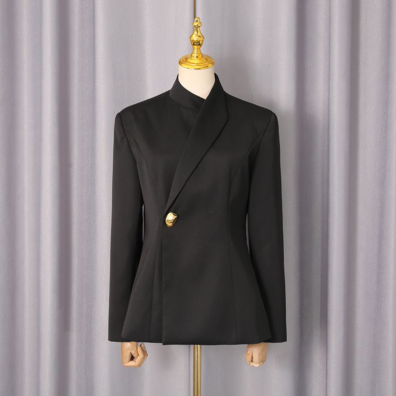 Temperament business suit long pants 2pcs set for women