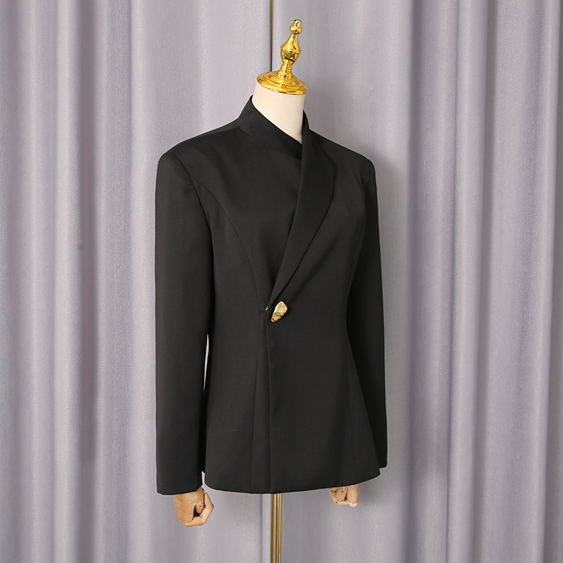 Temperament business suit long pants 2pcs set for women