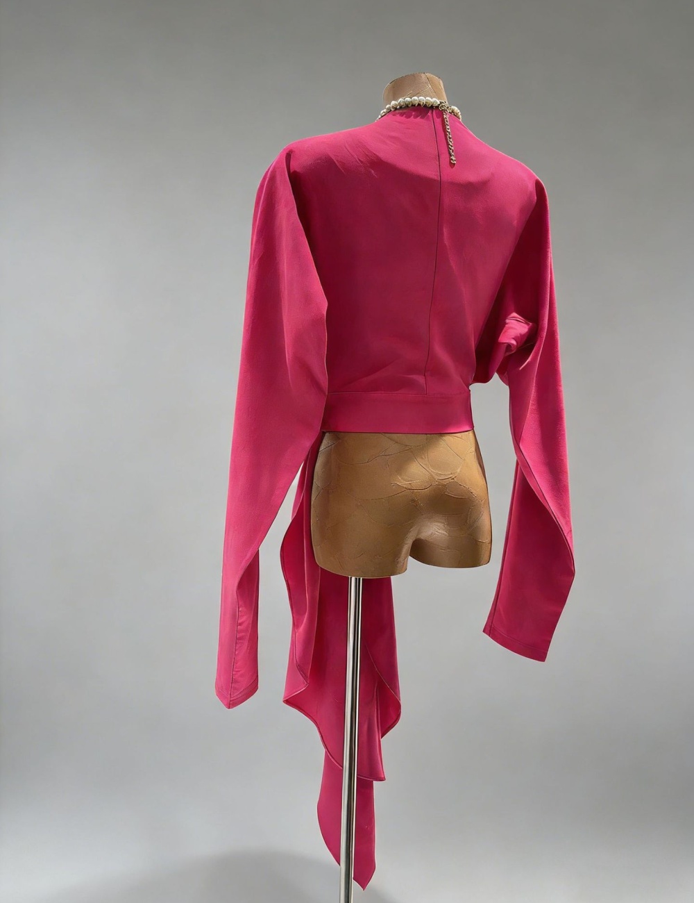 Fashion slim winter tops V-neck personality T-shirt