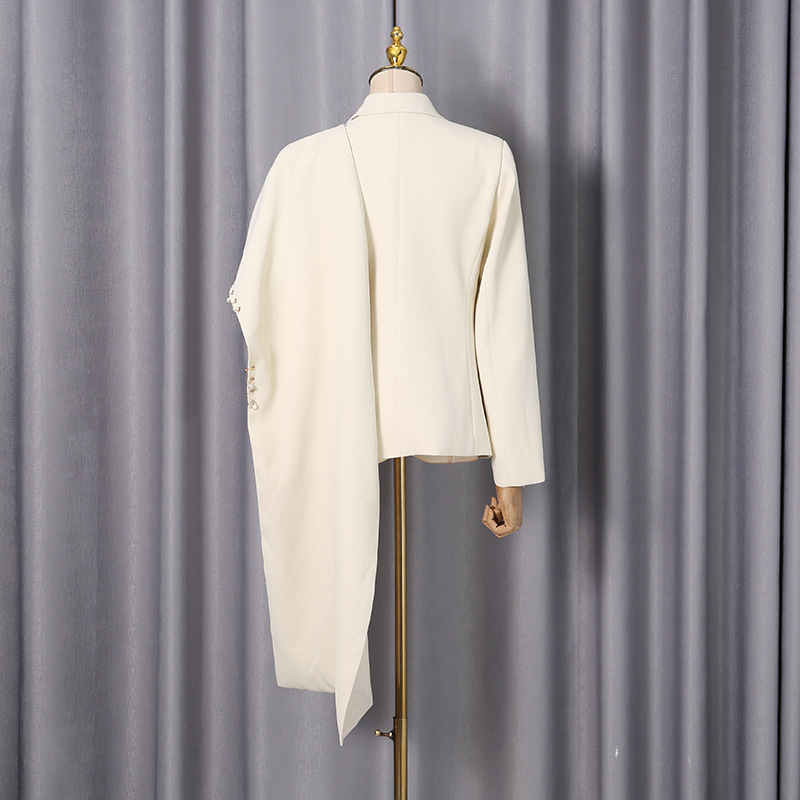 European style temperament shawl spring splice coat