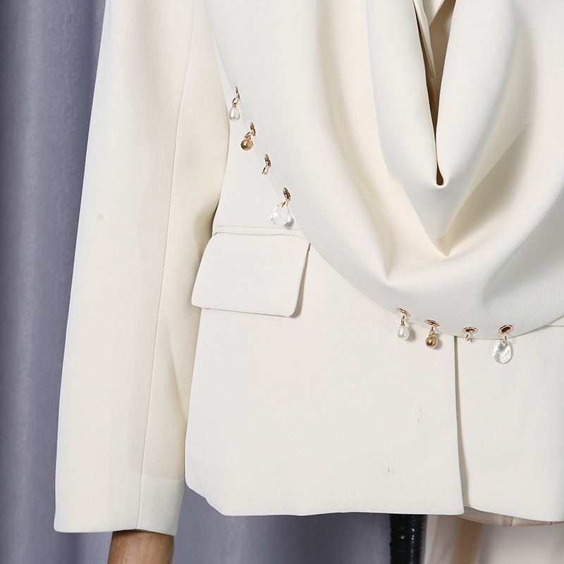 European style temperament shawl spring splice coat