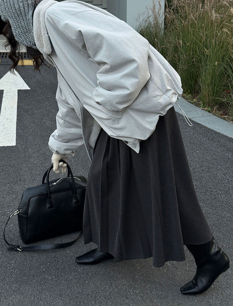 Casual lambs wool thermal coat winter loose jacket