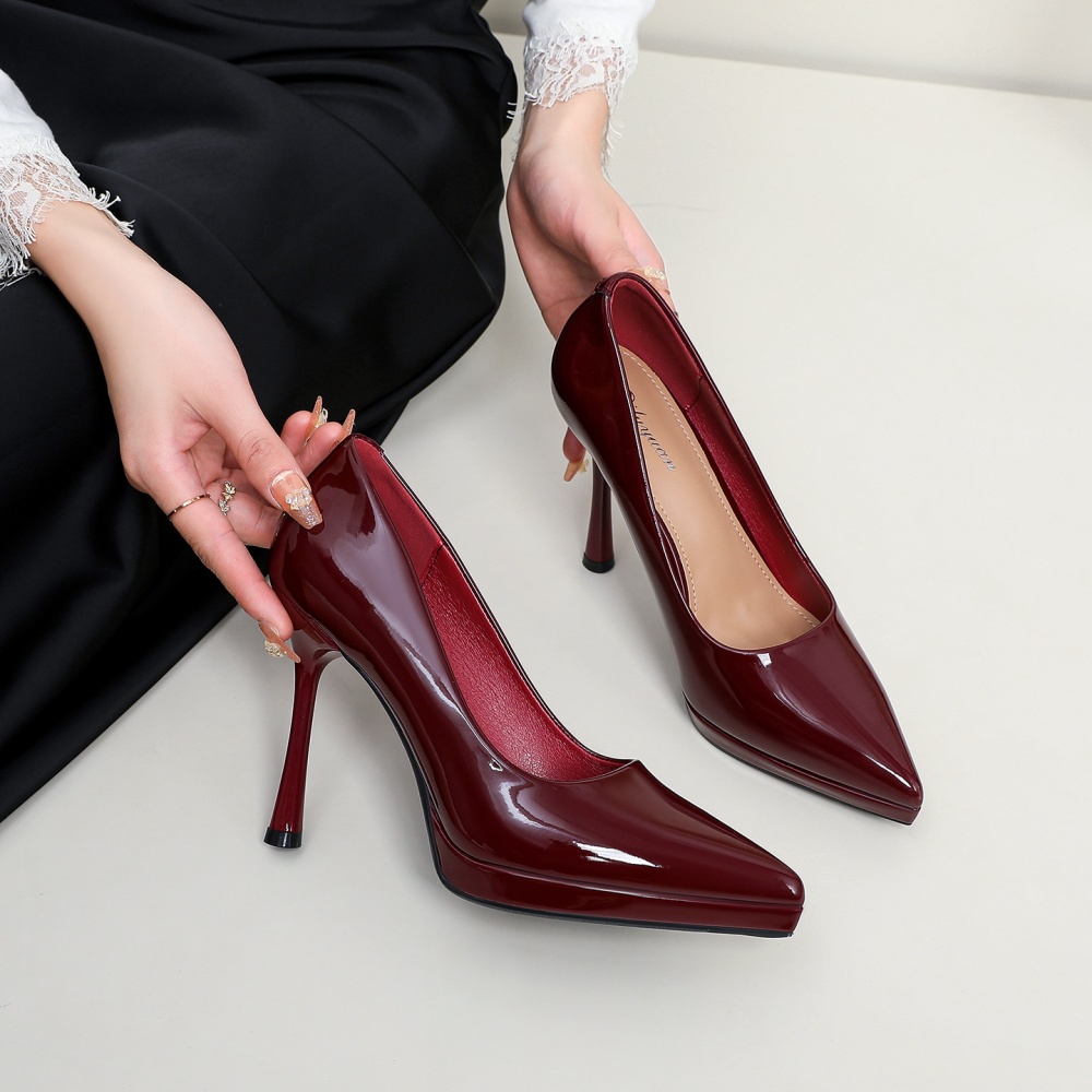 Sexy pointed platform spring and autumn shoes