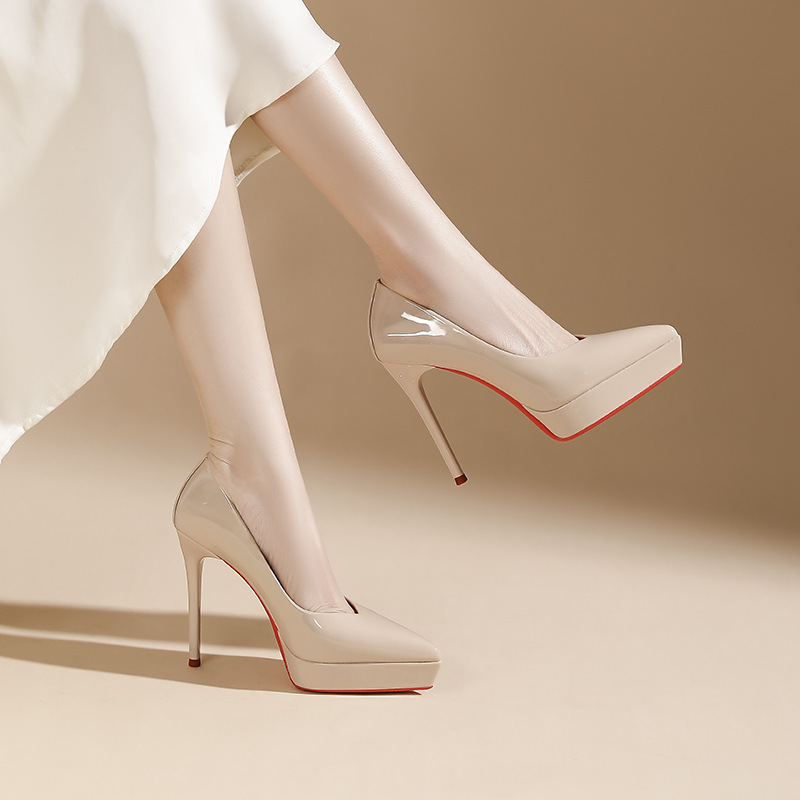 Temperament sexy platform low fashion shoes