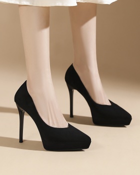 Pointed shoes fine-root high-heeled shoes for women