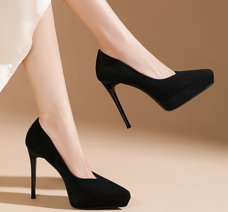 Pointed shoes fine-root high-heeled shoes for women