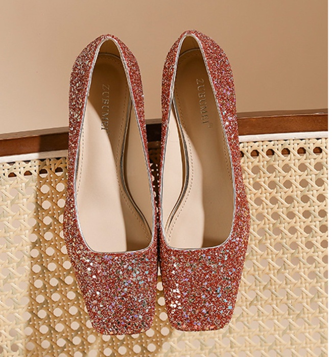 Temperament shoes thick high-heeled shoes for women