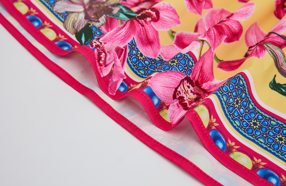 Big skirt slim dress flat shoulder long dress