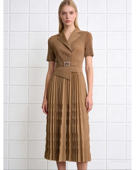 Loose pleated business suit temperament European style dress