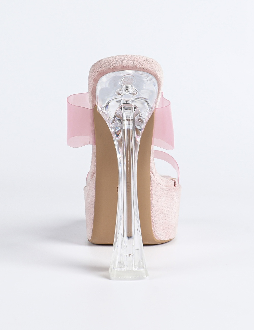 Crystal summer sandals thick crust platform