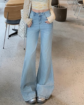 Speaker elasticity pants spring jeans for women