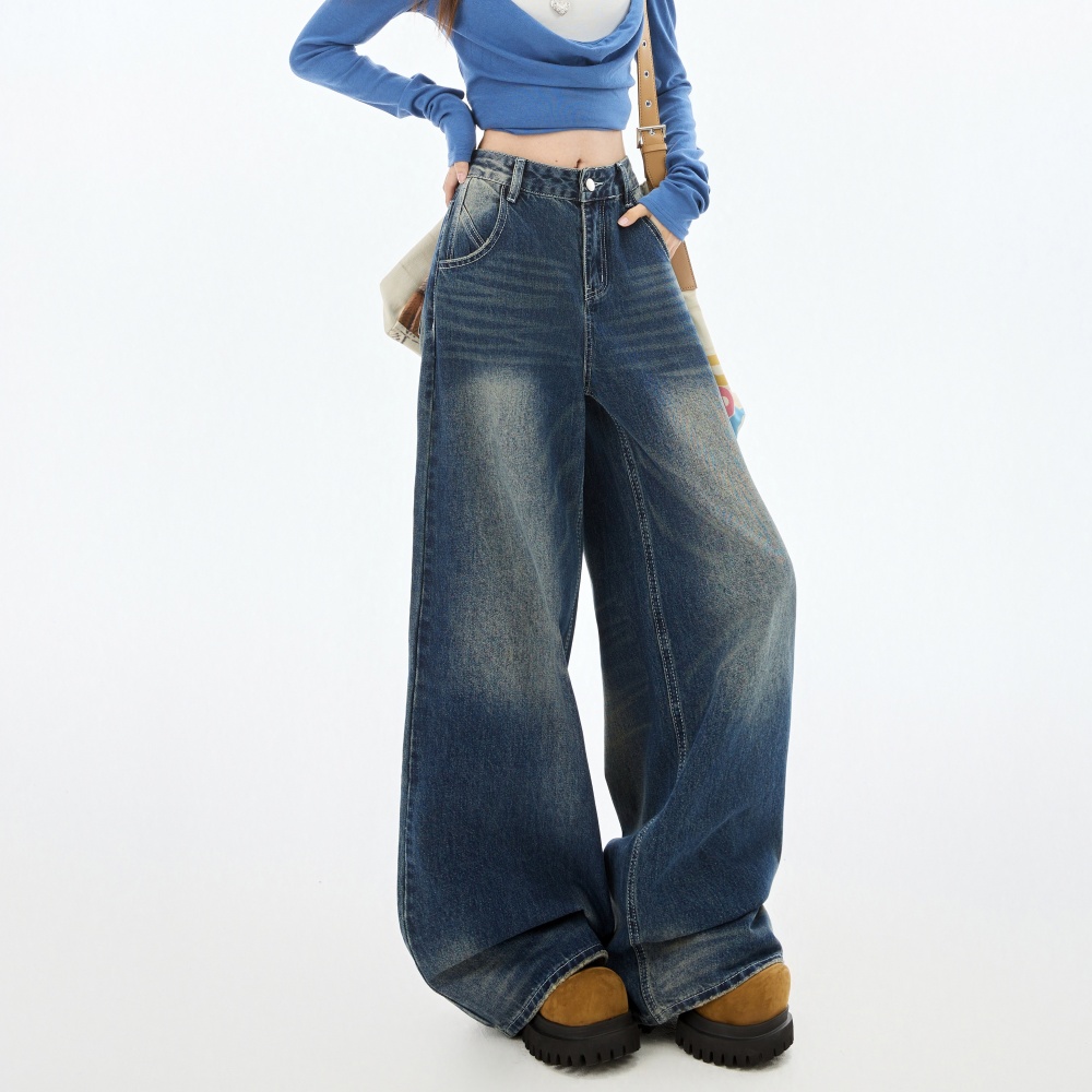 Lengthen wide leg pants jeans for women