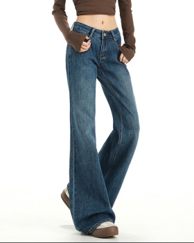 Spring show high flare pants slim elasticity jeans for women