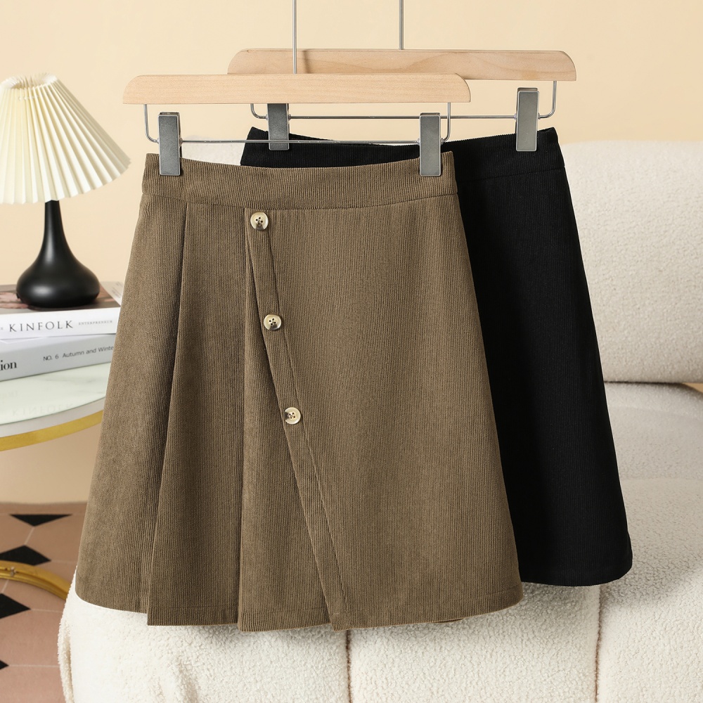 High waist culottes autumn and winter skirt for women