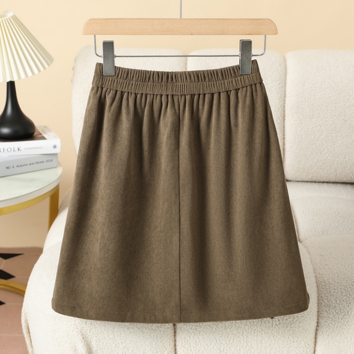 High waist culottes autumn and winter skirt for women