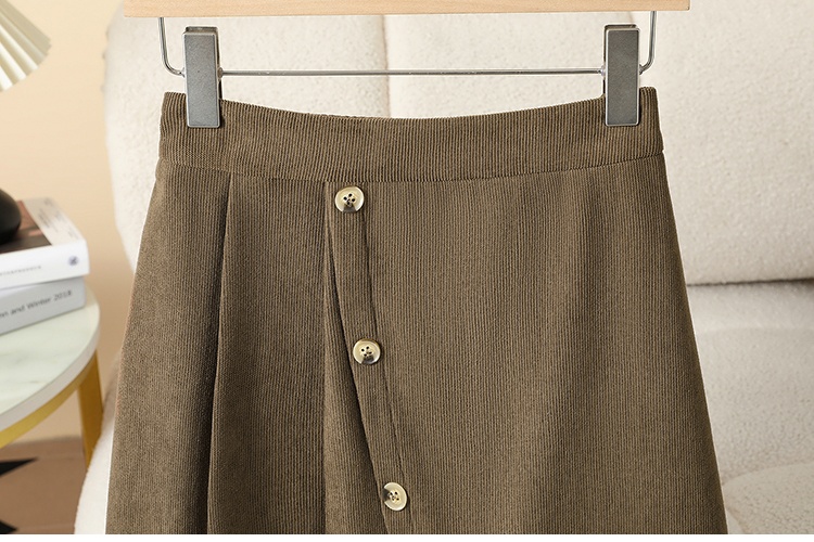 High waist culottes autumn and winter skirt for women