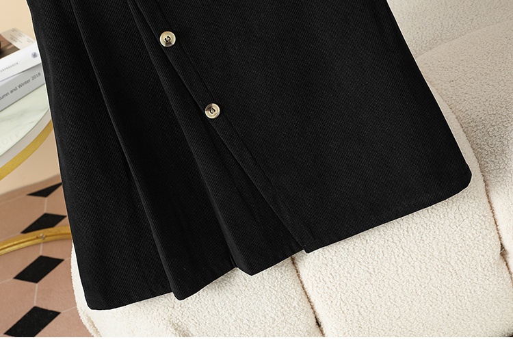 High waist culottes autumn and winter skirt for women