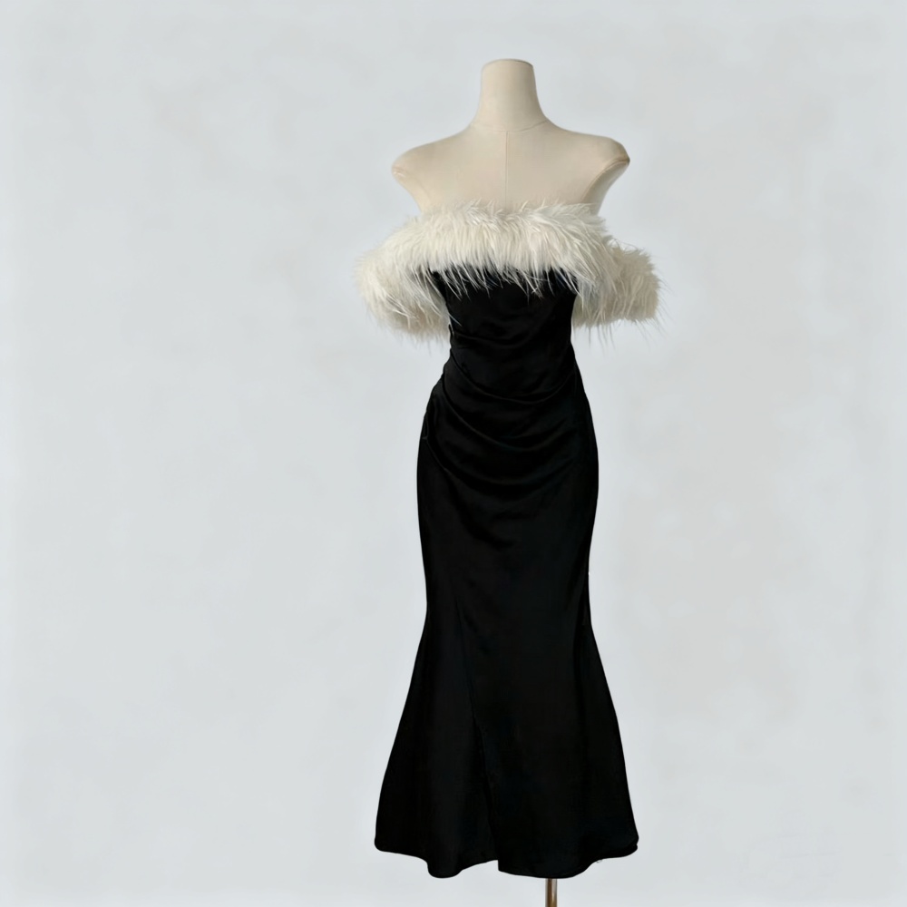 France style ladies formal dress niche dress for women