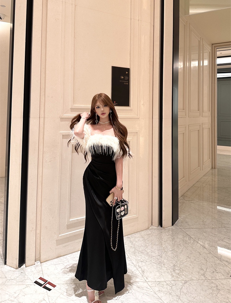 France style ladies formal dress niche dress for women