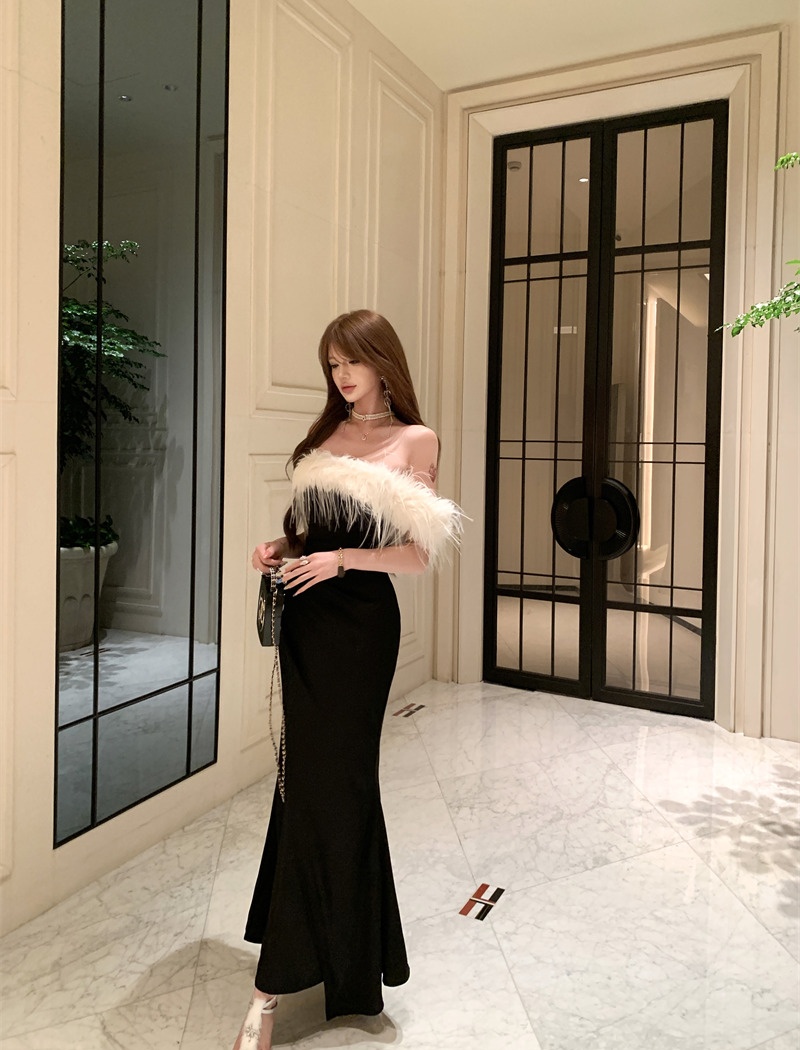 France style ladies formal dress niche dress for women