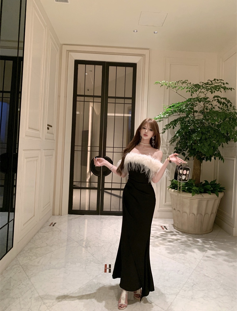 France style ladies formal dress niche dress for women