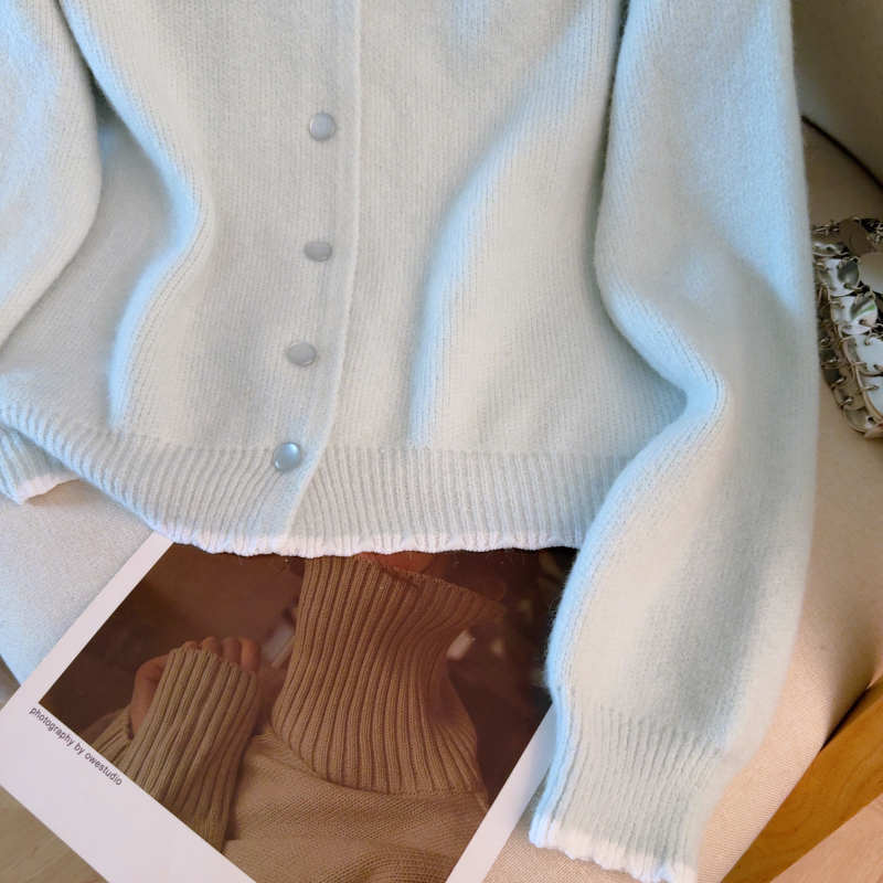 Temperament spring tops doll collar Western style sweater